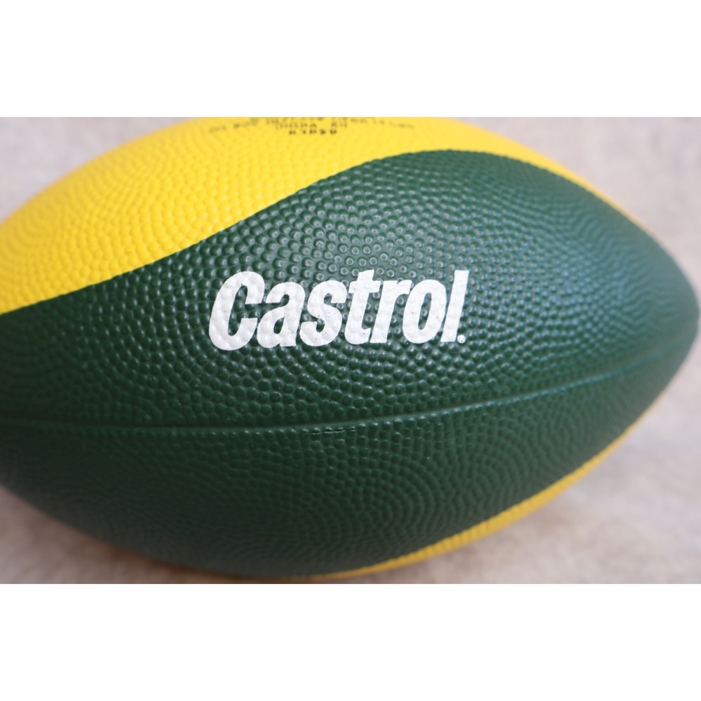 Vintage 1990s Hutch Castrol NFL Green Bay Packers Rubber Football Promo 63829 - Picture 3 of 4